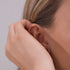 Voie Lactée | Argent sterling .925 | Boucles d'Oreilles Verre Galaxie